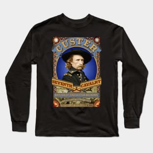 Custer's Last Stand Design Long Sleeve T-Shirt
